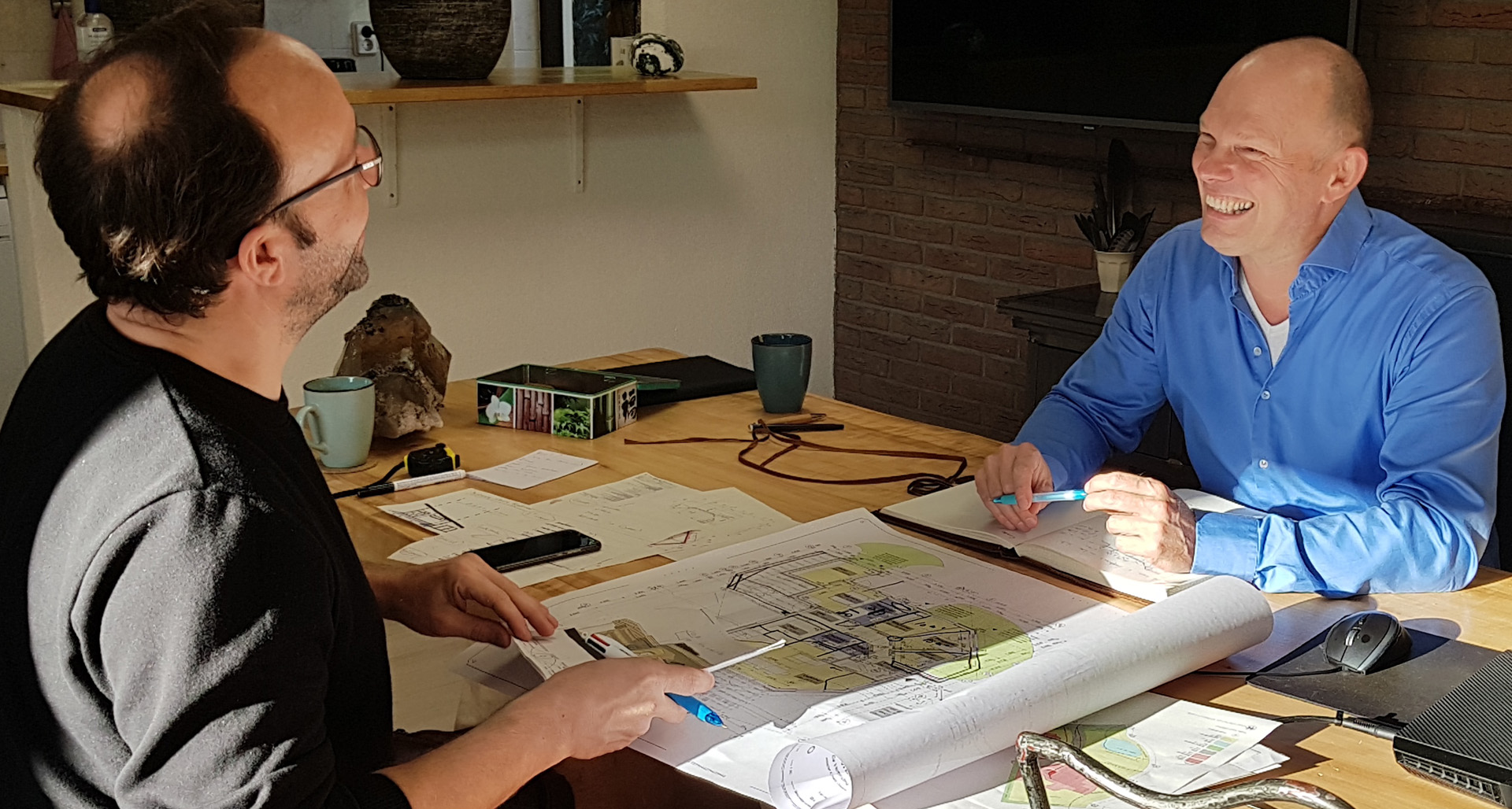 Persoonlijlke begeleiding en aandacht tijdens het ontwerptraject