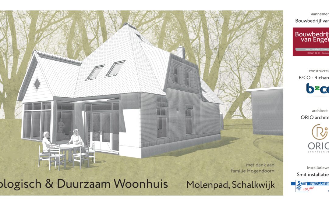 ORIO architecten bezoekt bouw ecologische woning in Schalkwijk