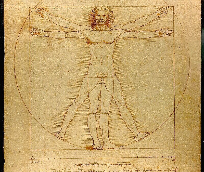 Het Pentagram als symbool voor de mens – Leonardo Da Vinci Vitruviaanse Man