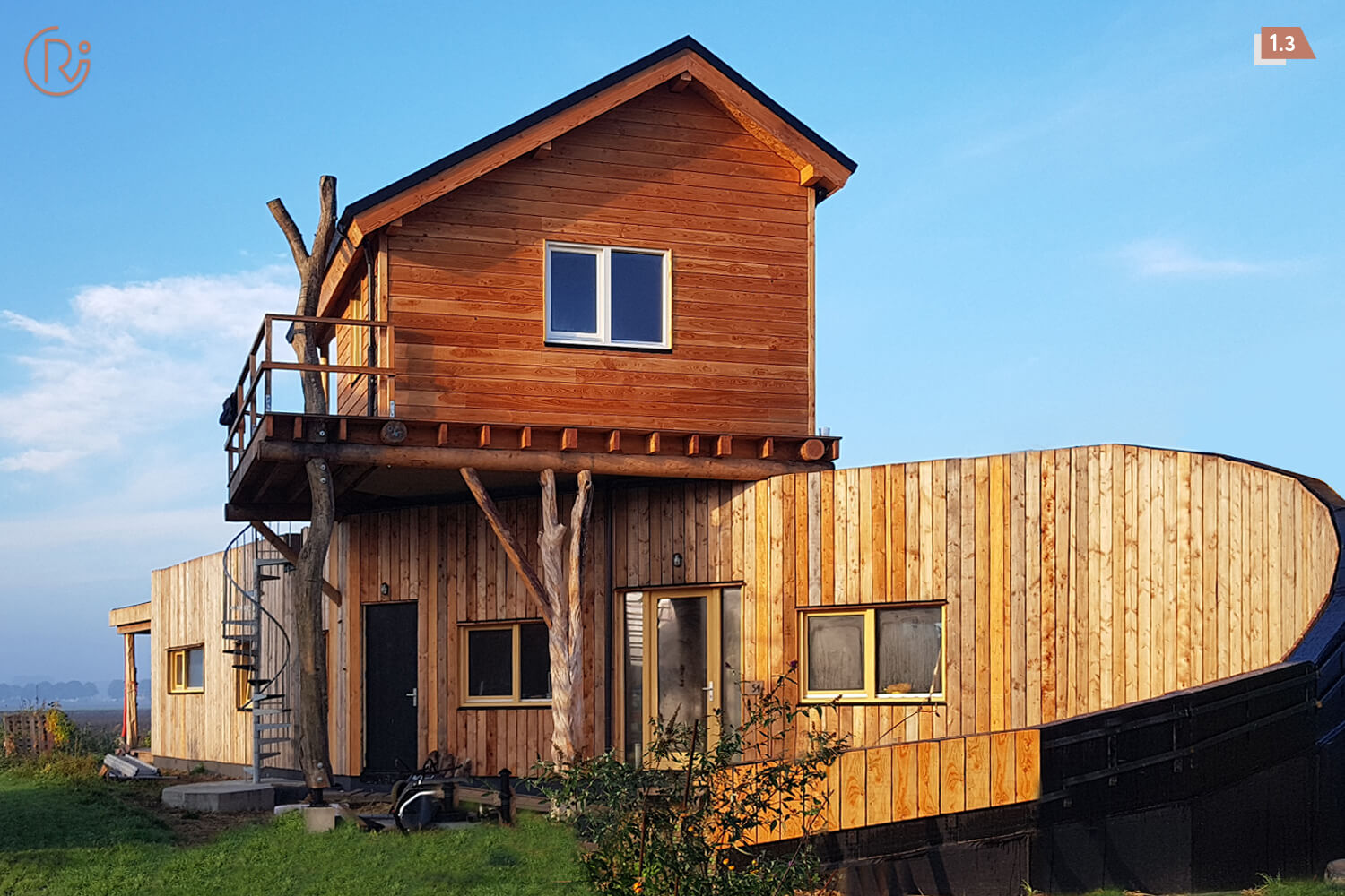 hoog architectuur duurzaam hout architect