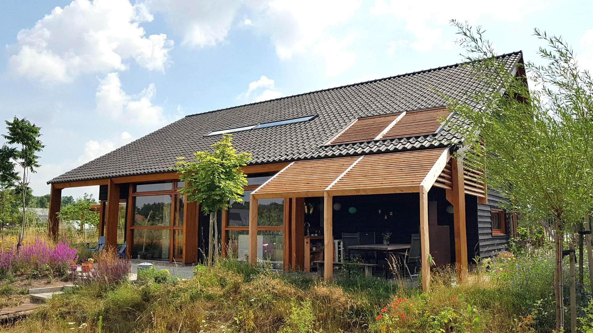 houtbouw architectuur ecologisch villa