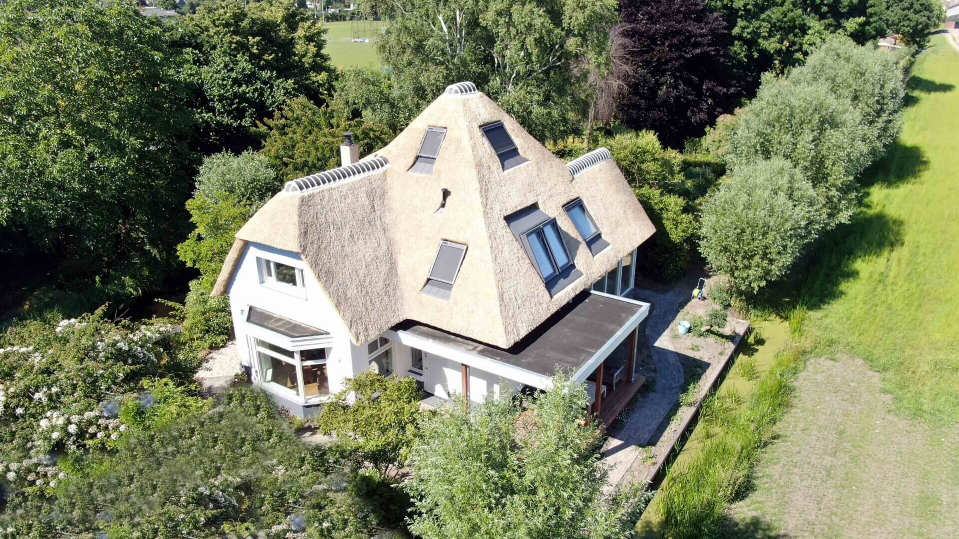 rietendak woning ecologisch houtbouw architect