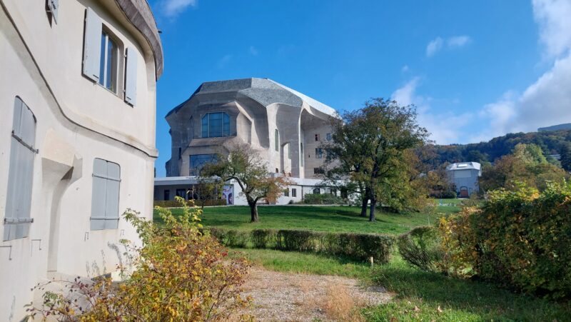 Aanzicht van het Goetheanum 